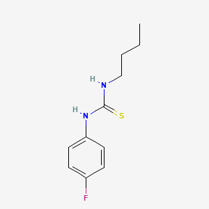 molecular formula C11H15FN2S B1658934 N-butyl-N'-(4-fluorophenyl)thiourea CAS No. 62644-17-1