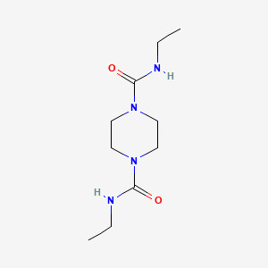 molecular formula C10H20N4O2 B1658943 n,n'-Diethylpiperazine-1,4-dicarboxamide CAS No. 6266-80-4