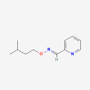 molecular formula C11H16N2O B1658946 2-Pyridinecarboxaldehyde, O-(3-methylbutyl)oxime CAS No. 6267-20-5