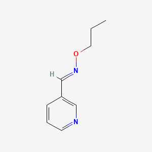 molecular formula C9H12N2O B1658948 Nicotinaldehyde O-propyloxime CAS No. 6267-23-8