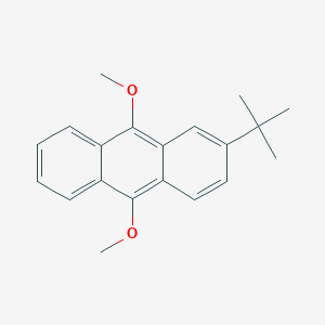 molecular formula C20H22O2 B1658976 2-Tert-butyl-9,10-dimethoxyanthracene CAS No. 62770-63-2