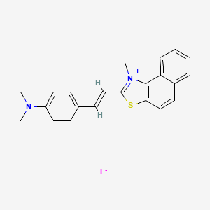 molecular formula C22H21IN2S B1658995 2-(p-Dimethylaminostyryl)-1-methylnaphtho(1,2-d)thiazolium iodide CAS No. 6285-35-4