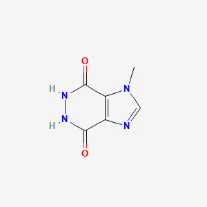 1-Methyl-5,6-dihydro-1H-imidazo[4,5-d]pyridazine-4,7-dione