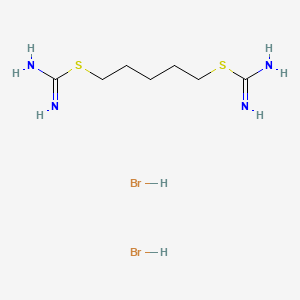 Pseudourea, 2,2'-pentamethylenebis(2-thio-, dihydrobromide