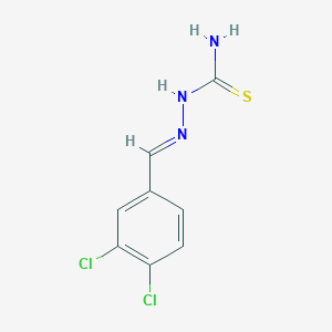 molecular formula C8H7Cl2N3S B1659012 3,4-Dichlorobenzaldehyde thiosemicarbazone CAS No. 6292-74-6