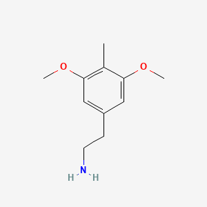 molecular formula C11H17NO2 B1659031 2-(3,5-Dimethoxy-4-methylphenyl)ethanamine CAS No. 63037-49-0