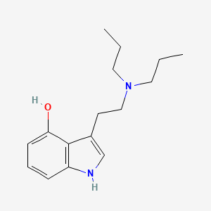 molecular formula C16H24N2O B1659035 Dipropyl-4-hydroxytryptamine CAS No. 63065-88-3