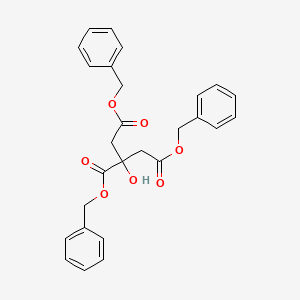 molecular formula C27H26O7 B1659042 Tribenzyl citrate CAS No. 631-25-4