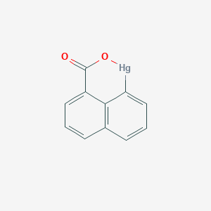 molecular formula C11H6HgO2 B1659049 3H-Naphtho[1,8-cd][1,2]oxamercurin-3-one CAS No. 6314-27-8