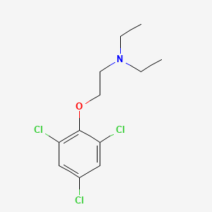 N,N-diethyl-2-(2,4,6-trichlorophenoxy)ethanamine