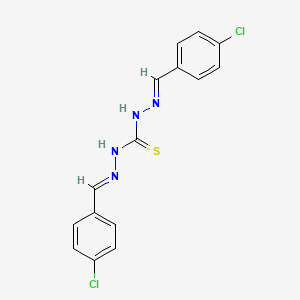 1,3-Bis[(E)-(4-chlorophenyl)methylideneamino]thiourea