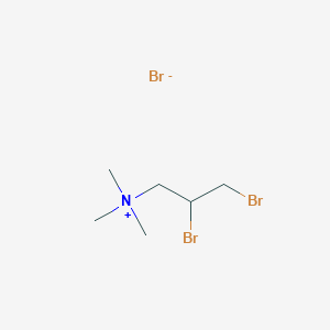 2,3-Dibromo-N,N,N-trimethylpropan-1-aminium bromide