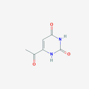 molecular formula C6H6N2O3 B1659084 6-Acetylpyrimidine-2,4(1h,3h)-dione CAS No. 6341-93-1
