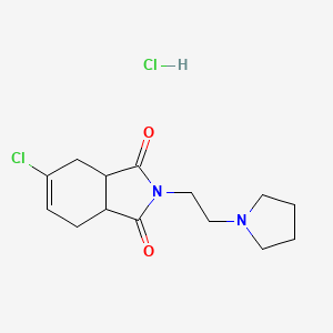 5-chloro-2-(2-pyrrolidin-1-ylethyl)-3a,4,7,7a-tetrahydroisoindole-1,3-dione Hydrochloride