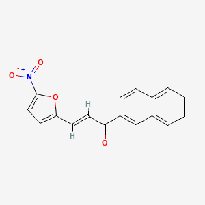 1-(2-Naphthalenyl)-3-(5-nitro-2-furanyl)-2-propen-1-one