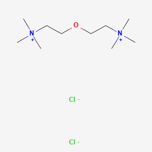 molecular formula C10H26Cl2N2O B1659090 Bis(2-dimethylaminoethyl) ether, dimethochloride CAS No. 6343-88-0