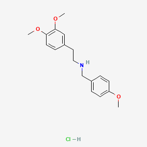 Benzeneethanamine, 3,4-dimethoxy-N-((4-methoxyphenyl)methyl)-, hydrochloride