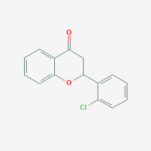molecular formula C15H11ClO2 B1659094 2-(2-Chlorophenyl)-2,3-dihydro-4h-chromen-4-one CAS No. 6344-24-7
