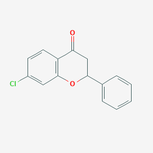 4H-1-Benzopyran-4-one, 7-chloro-2,3-dihydro-2-phenyl-