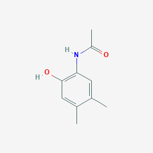 molecular formula C10H13NO2 B1659110 N-(2-Hydroxy-4,5-dimethylphenyl)acetamide CAS No. 63494-69-9