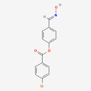 [4-[(E)-hydroxyiminomethyl]phenyl] 4-bromobenzoate