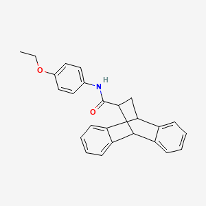 N-(4-Ethoxyphenyl)tetracyclo[6.6.2.02,7.09,14]hexadeca-2,4,6,9,11,13-hexaene-15-carboxamide