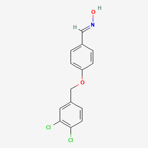 (E)-1-{4-[(3,4-dichlorobenzyl)oxy]phenyl}-N-hydroxymethanimine