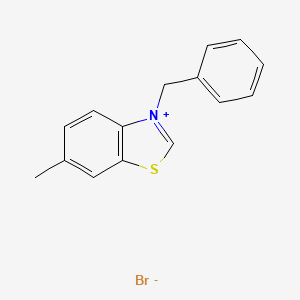 3-Benzyl-6-methyl-1,3-benzothiazol-3-ium bromide