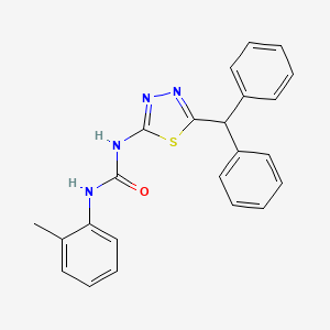 1-(5-Benzhydryl-1,3,4-thiadiazol-2-yl)-3-(2-methylphenyl)urea