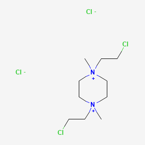 Piperazinium, 1,4-bis(2-chloroethyl)-1,4-dimethyl-, dichloride