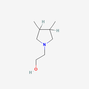 B1659205 3,4-Dimethylpyrrolidine ethanol CAS No. 63886-56-6