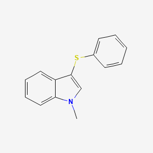 1-Methyl-3-phenylsulfanyl-1H-indole