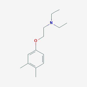 2-(3,4-Dimethylphenoxy)-N,N-diethylethan-1-amine