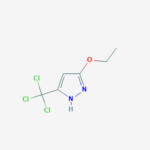 3-ethoxy-5-(trichloromethyl)-1H-pyrazole