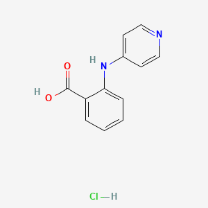 2-[(Pyridin-4-yl)amino]benzoic acid--hydrogen chloride (1/1)