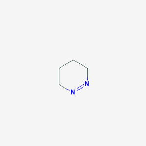 molecular formula C4H8N2 B1659241 3,4,5,6-Tetrahydropyridazine CAS No. 64030-37-1