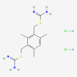 Pseudourea, 2,4,6-trimethyl-m-xylylenedithiodi-, dihydrochloride