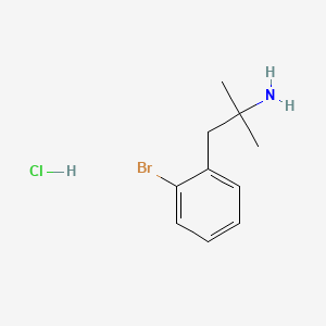 Phenethylamine, o-bromo-alpha,alpha-dimethyl-, hydrochloride