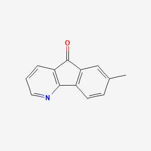 molecular formula C13H9NO B1659265 5H-Indeno[1,2-b]pyridin-5-one, 7-methyl- CAS No. 64292-02-0