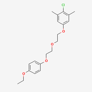 2-Chloro-5-[2-[2-(4-ethoxyphenoxy)ethoxy]ethoxy]-1,3-dimethylbenzene