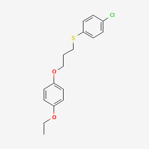 1-Chloro-4-[3-(4-ethoxyphenoxy)propylsulfanyl]benzene