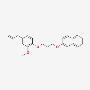2-[3-(2-Methoxy-4-prop-2-enylphenoxy)propoxy]naphthalene