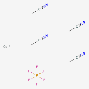 molecular formula C8H12CuF6N4P B1659291 Tetrakis(acetonitrile)copper(I) hexafluorophosphate CAS No. 64443-05-6