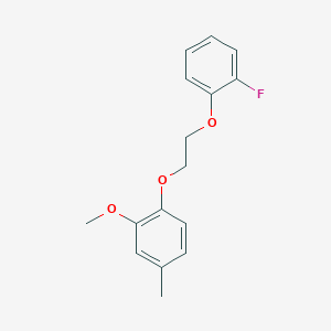 1-[2-(2-Fluorophenoxy)ethoxy]-2-methoxy-4-methylbenzene