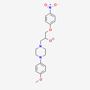 4-(4-Methoxyphenyl)-alpha-((4-nitrophenoxy)methyl)-1-piperazineethanol