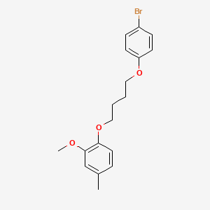1-[4-(4-Bromophenoxy)butoxy]-2-methoxy-4-methylbenzene
