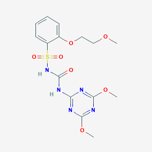 molecular formula C15H19N5O7S B165932 Cinosulfuron CAS No. 94593-91-6