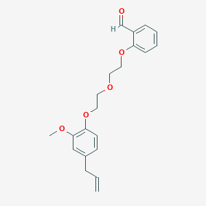 2-[2-[2-(2-Methoxy-4-prop-2-enylphenoxy)ethoxy]ethoxy]benzaldehyde