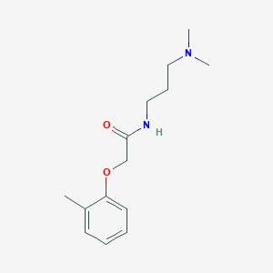 N-[3-(Dimethylamino)propyl]-2-(2-methylphenoxy)acetamide