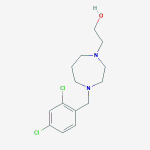 molecular formula C14H20Cl2N2O B1659338 2-[4-(2,4-Dichlorobenzyl)-1,4-diazepan-1-yl]ethan-1-ol CAS No. 646455-64-3